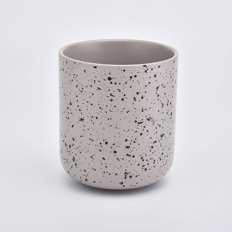 home decor 10oz ceramic candle holder