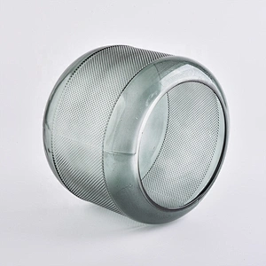 Large Capacity Handmade Candle Container Glass