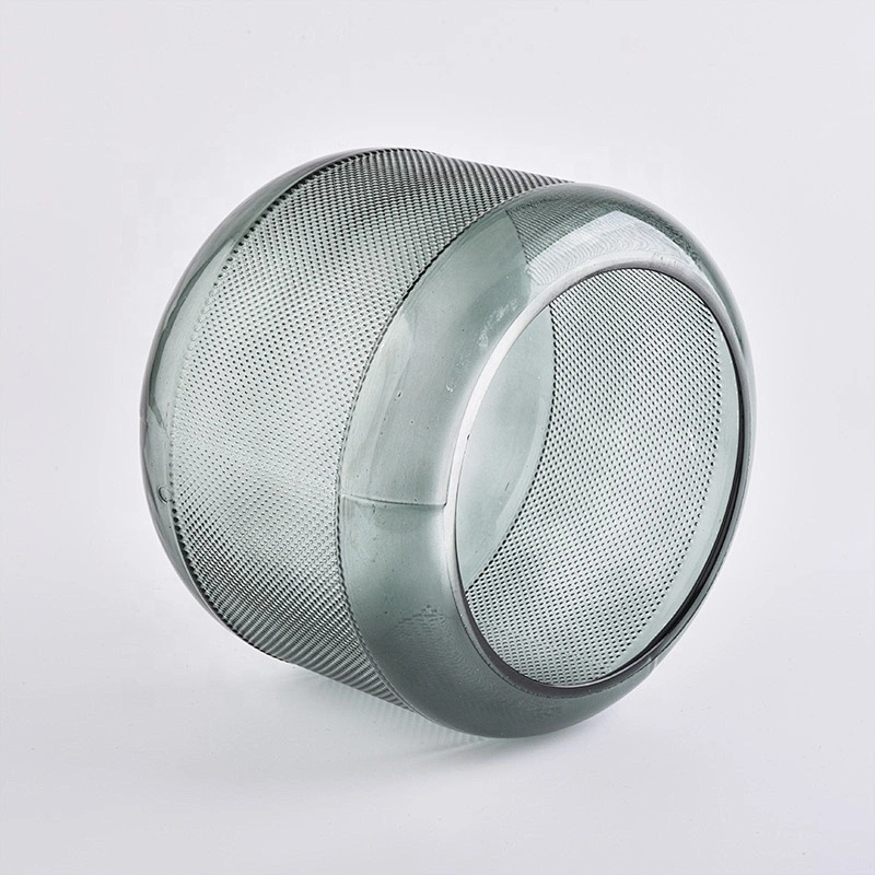 Large Capacity Handmade Candle Container Glass