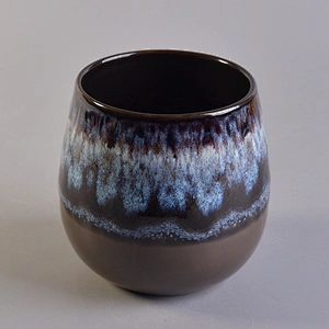 Sunny 8oz 10oz custom made ceramic candle container jar