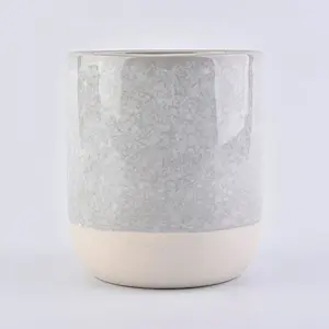 380ml Ceramic Candle Holder With Different Decoration