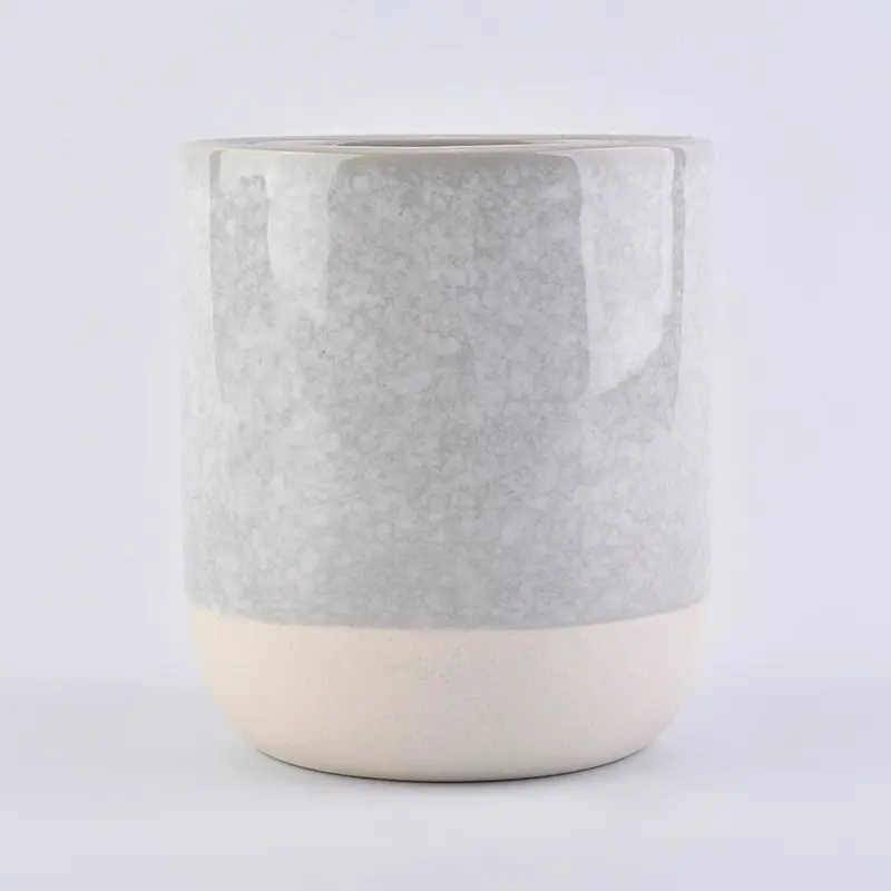 380ml Ceramic Candle Holder With Different Decoration