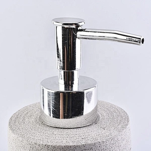 Sunny suppliers 4pcs white concrete bathroom accessories sets