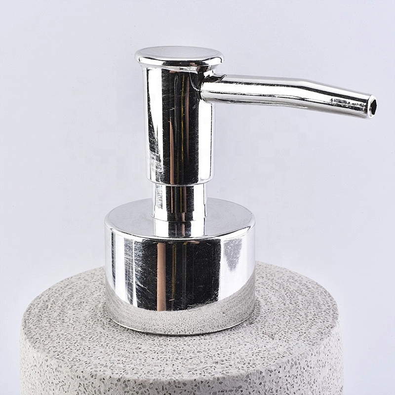 Sunny suppliers 4pcs white concrete bathroom accessories sets