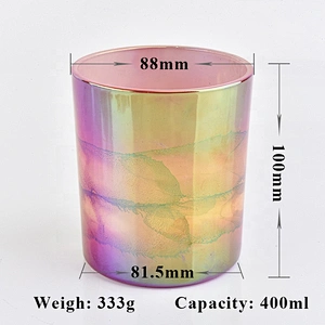 Custom Colored Glass Candle Vessel Candle Jars Wholesale China
