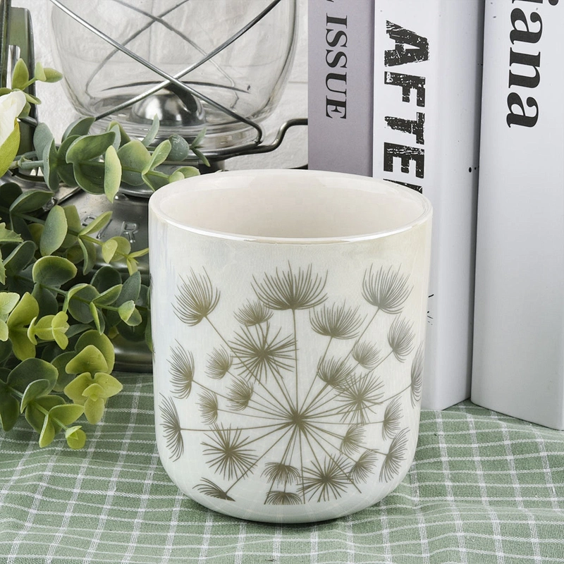 Sunny Wholesales custom luxury white ceramic candle holders