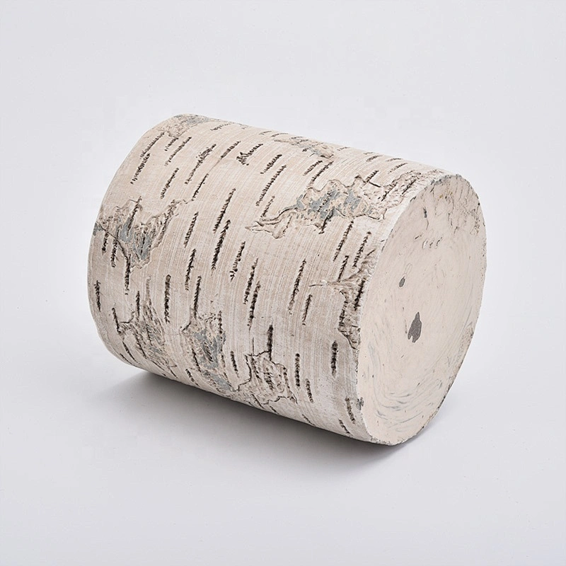Wedding decorative cylinder cement Candle holders 10oz 12oz