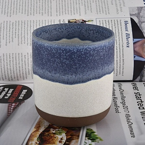 Wholesales fancy cylinder custom ceramic candle holder 6oz 8oz