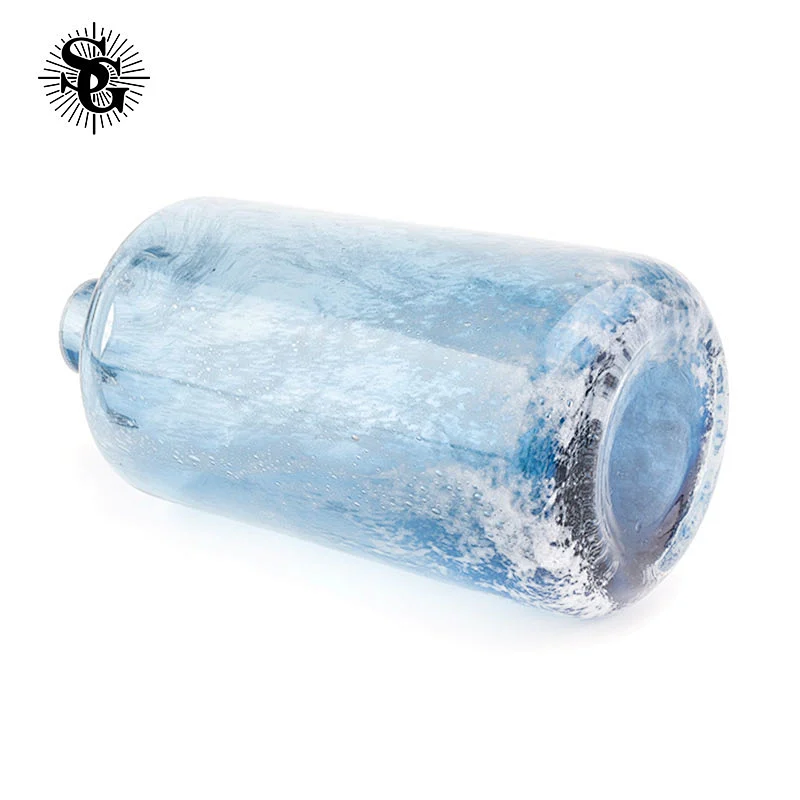Sunny 400ml pretty blue decorative glass diffuser bottle