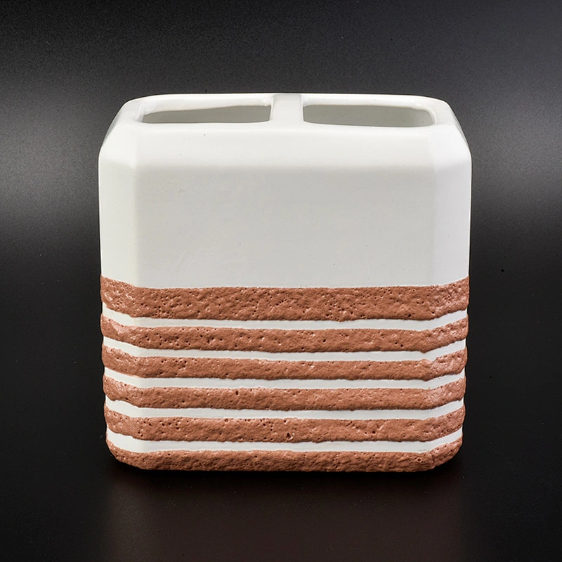 Brick red bathroom luxury decor accessories set hotel modern