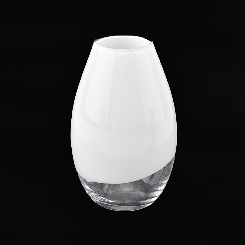 Round shape overlay glass reed diffuser bottles