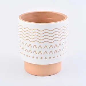 Beautiful Ceramic Candle Jar for candle making