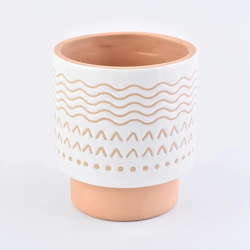 Beautiful Ceramic Candle Jar for candle making