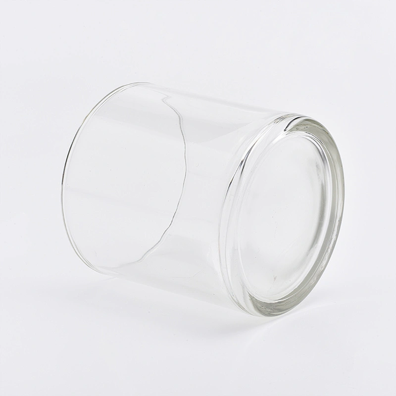home decor cylinder glass candle jar