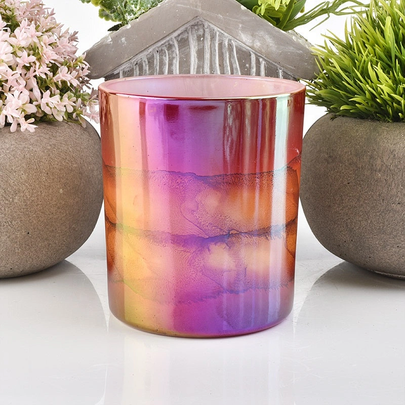 Custom Colored Glass Candle Vessel Candle Jars Wholesale China