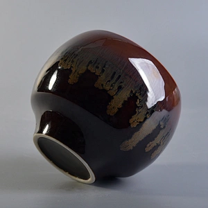 Manufacturer brown luxury ceramic holder for candle making
