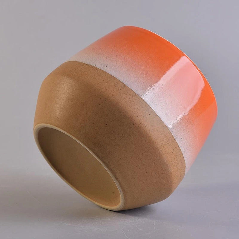 Hot sales Custom frosted ceramic jar for candle making