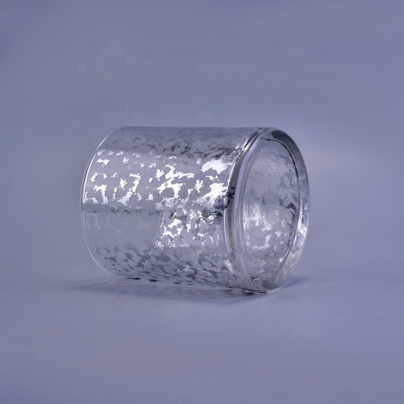 Sunny decorative gold tealight crystal candle glass jar