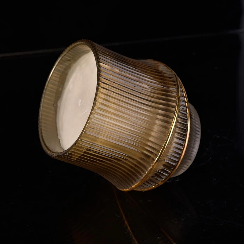 Sunny home decoration customized glass candle jars wholesales