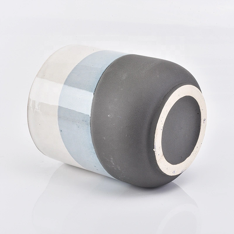 Luxury frosted ceramic candle vessel in bulk 400ml