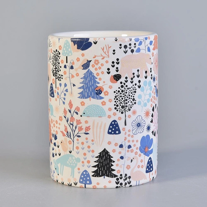 luxury home decor artwork ceramic candle holder
