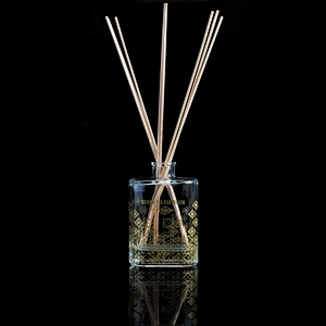 Sunny logo printing crystal square reed glass diffuser bottles