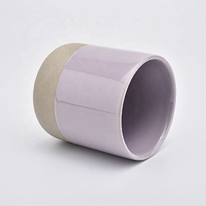 10oz matte colored scented ceramic candle jar bulk