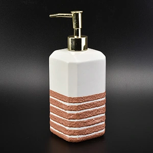 Brick red bathroom luxury decor accessories set hotel modern