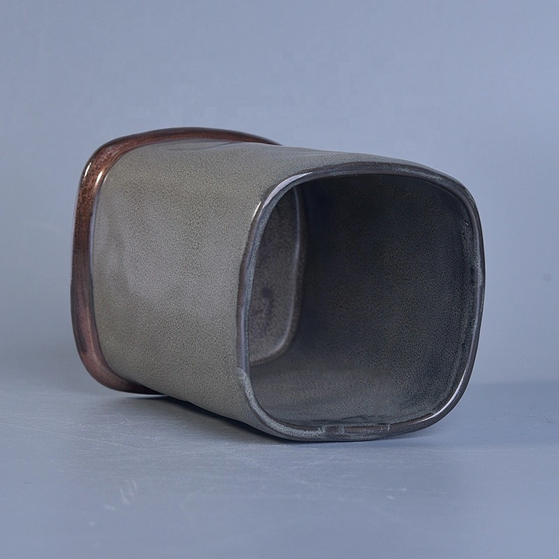 26+ years experience wholesale glaze square candle ceramic vessel