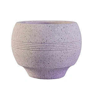 Wholesales Home decor customized purple decorative empty concrete candle holders