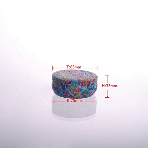 Metal decorative scented candle tins with cover
