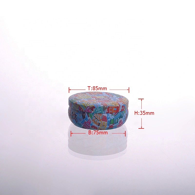 Metal decorative scented candle tins with cover