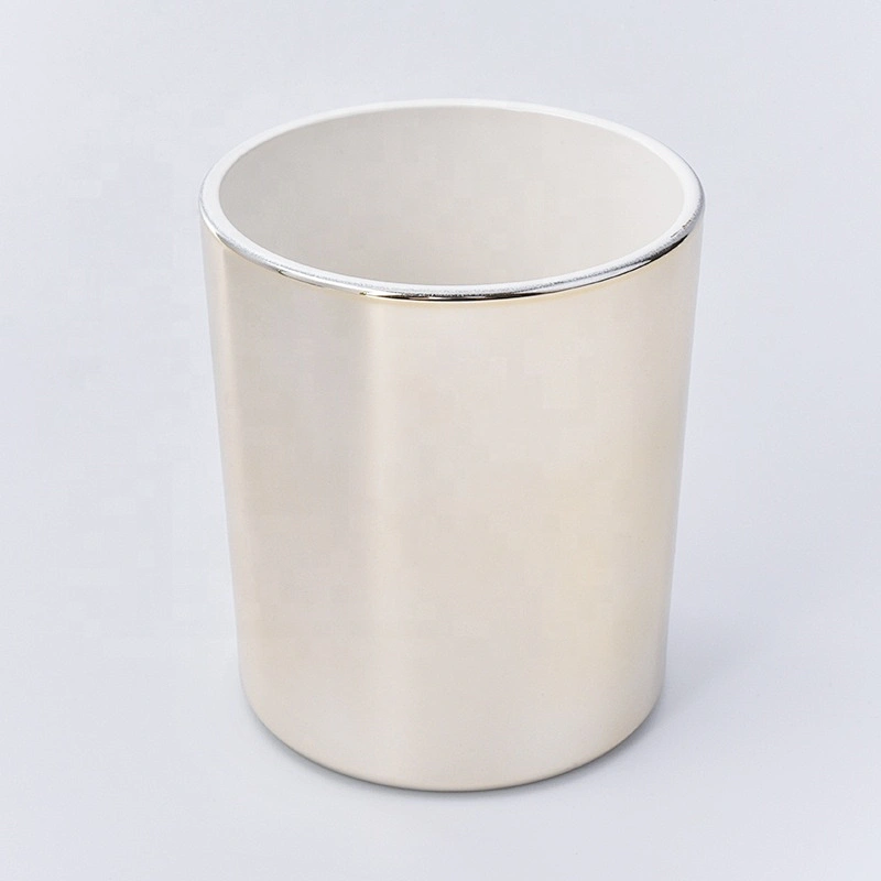 luxury gold votive glass candle jar