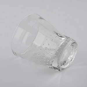 Sunny custom crystal bubble Glass Candle jars wholesales