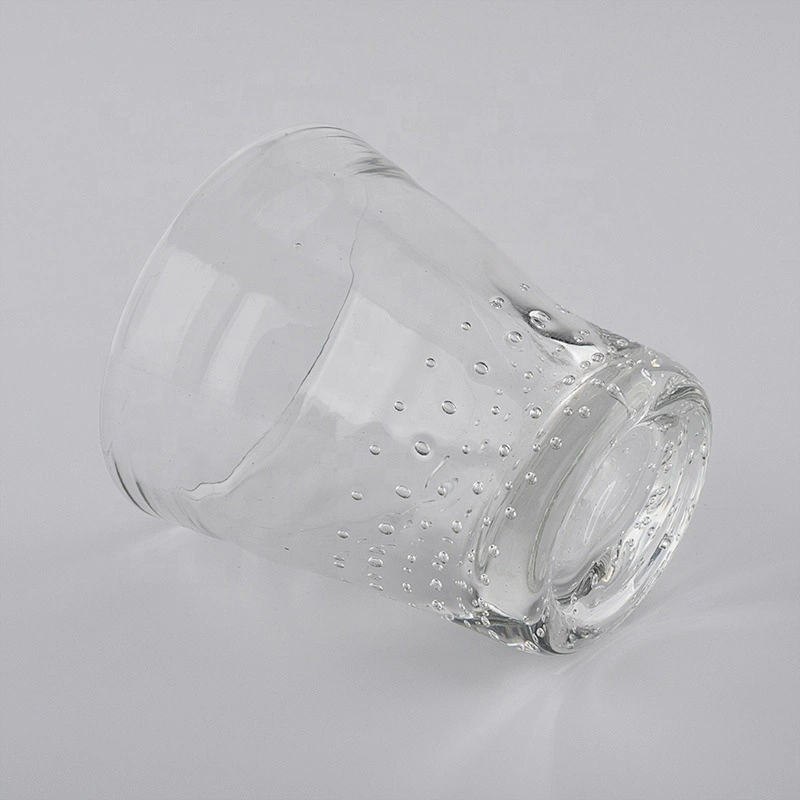 Sunny custom crystal bubble Glass Candle jars wholesales