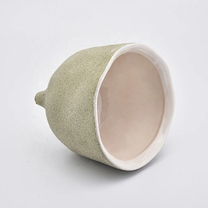 Empty matte tealight candle holder for table
