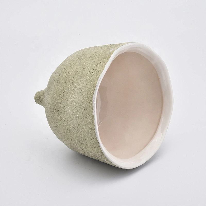 Empty matte tealight candle holder for table