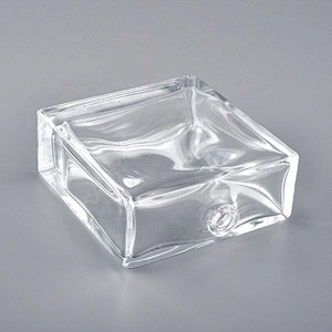 Square Empty Glass Perfume Bottles 30ml 50ml 60ml