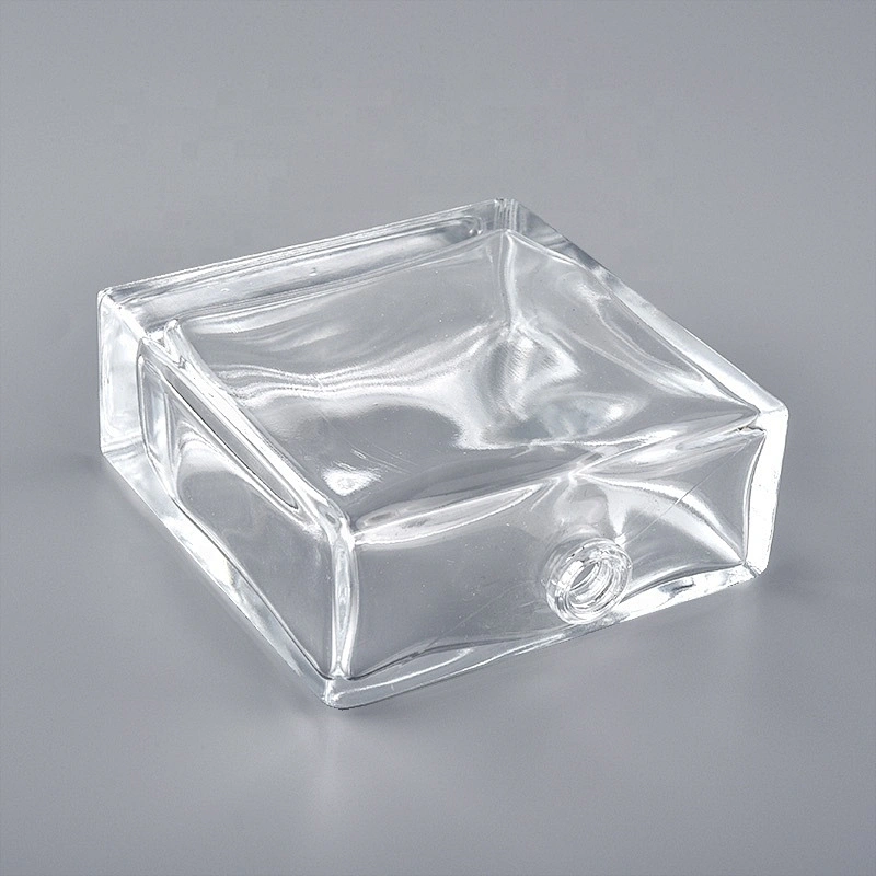 Square Empty Glass Perfume Bottles 30ml 50ml 60ml
