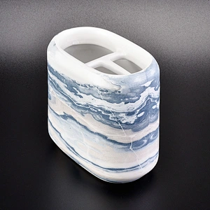 Marble Ceramic Lotion Dispenser Bathroom Accessories Sets