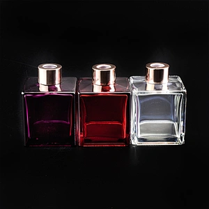 hot sales square glass diffuser bottle