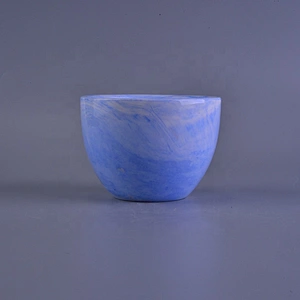 Personalized decorative mini hurricane ceramic candle holder
