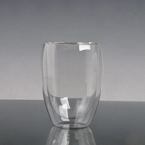 Customized Unbreakable Double Wall Drinking Glass Tea Coffee Cup