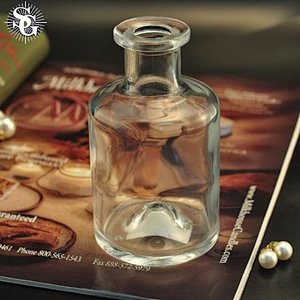 Sunny 216ml 256g  transparent unique desgin home scent diffuser glass bottle