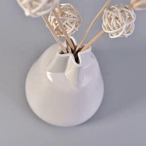 300ml Wholesales custom glaze reed diffuser ceramic bottles