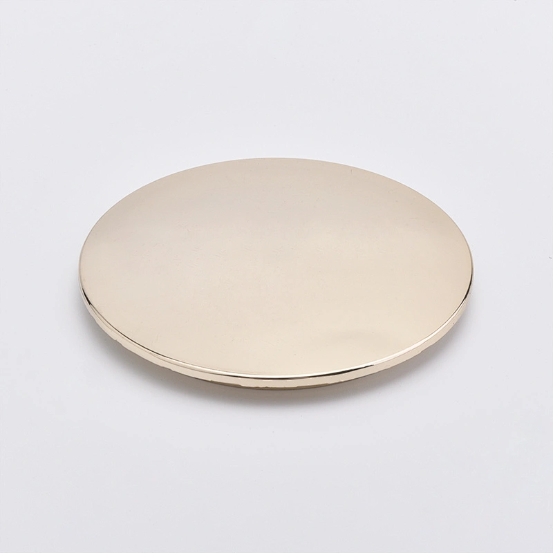 home decor glass candle jar metal lid