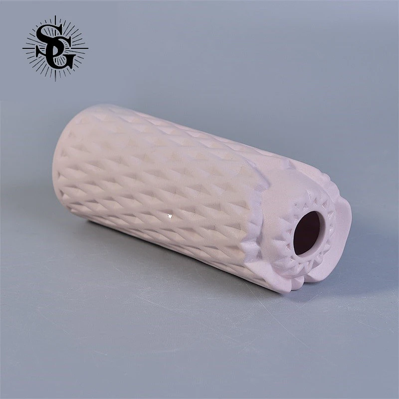 Sunny pink cylindrical like ceramic reed diffuser bottle with great quality