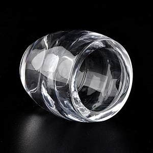 100ml Custom decorative empty crystal glass candle holder