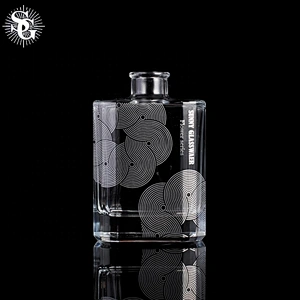 200ml Custom square oil essential reed glass diffuser bottle wholesales