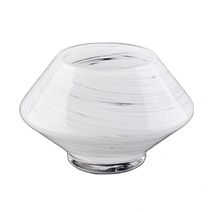 Sunny new design white tealight glass candle holder 8oz 10oz 11oz